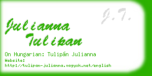julianna tulipan business card